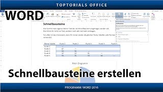 Schnellbausteine in Word erstellen [upl. by Ellehcal647]