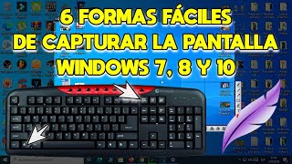 💻 Cómo Hacer CAPTURA DE PANTALLA en PC  6 Formas para Hacer SCREENSHOT en PC  Windows 7 8 y 10 ✅ [upl. by Jere437]