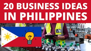 20 Business Ideas in Philippines to Start Your Own Business [upl. by Boor]