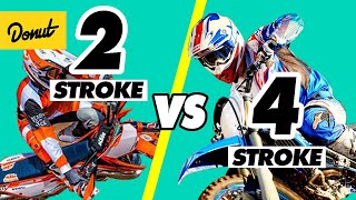 2 STROKE vs 4 STROKE ENGINES  How it Works  SCIENCE GARAGE [upl. by Esma]