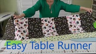 Beginners Table Runner  very detailed instructions [upl. by Aitsirt]