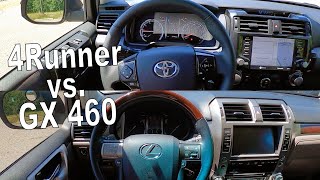 2020 Toyota 4Runner Venture vs my Lexus GX 460  POV Comparison [upl. by Idette445]