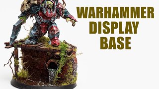 How to make Warhammer Display Base  Orruk Warclans [upl. by Aivan56]