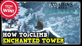 Assassins Creed Valhalla How to Climb the Enchanted Tower in Jotunheim Sync Point [upl. by Darrell]