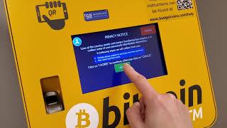 How to Use a Bitcoin ATM to Buy or Send Bitcoin More than 1000  Step by Step Guide [upl. by Nortal]