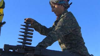 Allfemale Kurdish unit takes on ISIS [upl. by Akinet]