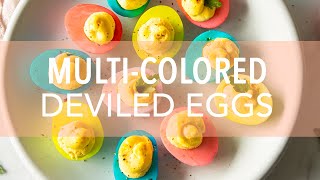 How to Make MultiColored Deviled Eggs [upl. by Erastus]