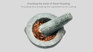 Stone Pounding in Bosch TrueMixx Mixer Grinder [upl. by Imarej]