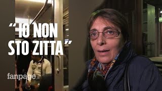 Aggressione razzista a Napoli parla la signora che ha difeso gli immigrati sulla Circumvesuviana [upl. by Nnyliak]