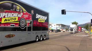 V8 Supercars Transporter Parade Townsville 2011 [upl. by Barkley]