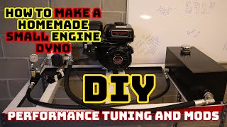 Homemade Dyno small engine DIY dynamometer [upl. by Lesoj406]