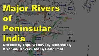 Peninsular Rivers of India  Geography UPSC IAS NDA CDS SSC CGL [upl. by Gertrude]