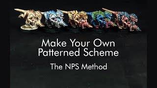 Patterned Tyranid Schemes Made Easy NPS Method [upl. by Lillywhite]