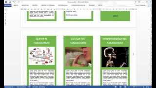 CÓMO HACER UN TRÍPTICO EN WORD [upl. by Reiniar]