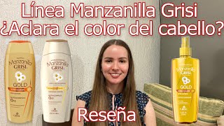 Shampoo Manzanilla Grisi Gold Extra Aclarante Acondicinador y Loción Capilar Desenredante  Reseña [upl. by Holman86]