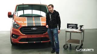 HOW TO Ford Transit Custom 2018  Grille Kit Installation from Lazer Lamps [upl. by Bartholomew484]