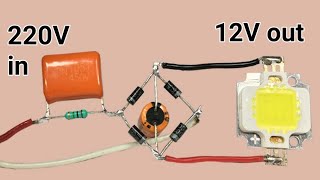 220v to 12v without transformer [upl. by Dustan]