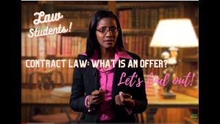 Contract Law  Introduction amp Offer Part 1 [upl. by Ennaeirrac498]