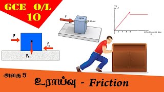 உராய்வு  Friction  Grade 10 Science  GCE OL Tamil Medium [upl. by Katrine793]