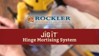 JIG IT Hinge Mortising System [upl. by Nivar]