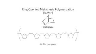 Ring Opening Metathesis Polymerization ROMP Overview Lecture [upl. by Alimrahs220]