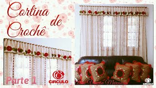 🌷 Cortina de Crochê 12  Por Vanessa Marcondes [upl. by Claire]