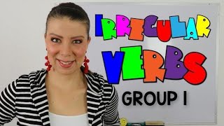 LISTA DE VERBOS IRREGULARES EN INGLES  GRUPO 1  SIGNIFICADO Y EJEMPLOS  IRREGULAR VERBS [upl. by Caitrin88]