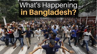 Whats Happening in Bangladesh Student Protests [upl. by Blanka950]