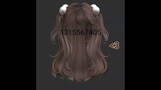 Roblox cute hair codesbrown [upl. by Grayson187]