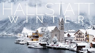 Hallstatt Village AUSTRIA Winter with Meditaion Music  4K VideoHD [upl. by Ynor]