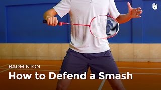 How to Defend a Smash  Badminton [upl. by Eilzel]