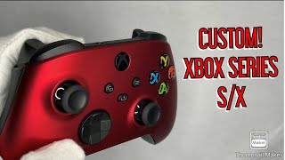 Custom Xbox Series SX Controller  eXtreamRate Faceplate installation [upl. by Parshall]