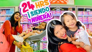 24 HORAS siendo NIÑERA 👶CUIDÉ a NIÑA en LOS TERRIBLES 2 AÑOS ¡Ayudaaa  Conny Merlin [upl. by Kirtap]