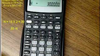 Finding a Bonds Yield Using the Texas Instruments BAII Plus Calculator [upl. by Hplodur]