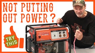 How To Fix a Generator That Wont Put Out Power [upl. by Dart336]