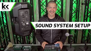 How To Setup A Sound System [upl. by Adorl699]