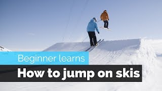 How to Jump on Skis  a Beginner Skiers Progression [upl. by Latta]