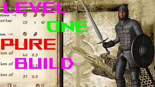 Overpowered Character Build Level 1 Pure  TES IV Oblivion [upl. by Lanod]