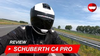 Schuberth C4 Pro  Road Test  ChampionHelmetscom [upl. by Cirle]