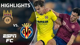 Pontevedra vs Villarreal  Copa del Rey Highlights  ESPN FC [upl. by Abbotsen]