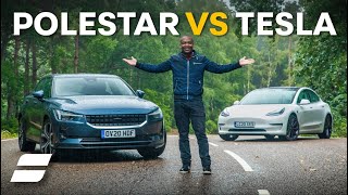 Polestar 2 Vs Tesla Model 3 Electric Car SHOWDOWN  4K [upl. by Orest]