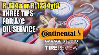 R134a or R1234yf Three Tips for AC Oil Service [upl. by Anialam]