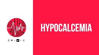 Hypocalcemia  a short outline [upl. by Irap]