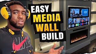 FULL Media wall build  How much I charged [upl. by Bradwell]