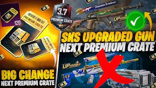 Next Premium Crate PUBG Mobile  SKS Gun Skin Confirmed  37 Update Leaks PUBGM [upl. by Ecidna109]