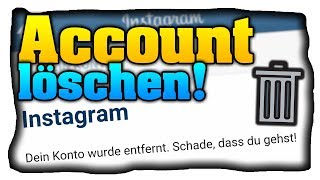 Instagram Account löschen Handy  Tutorial 2021 Deutsch [upl. by Leahcimnhoj199]