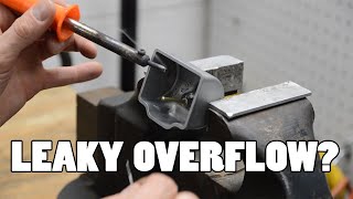 HowTo Fix Leaky Carburetor Overflow With Solder [upl. by Hcnarb]