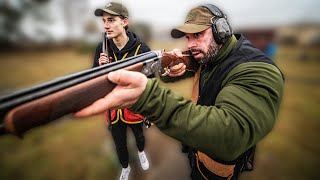 Die Jagd nach der Taube Flinte schießen Lernen vom Profi Schießstand VLOG [upl. by Gorga33]