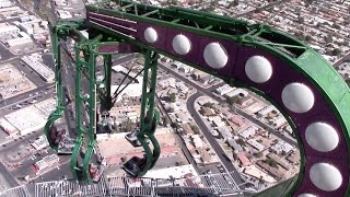 Worlds Scariest Thrill Rides  Stratosphere Las Vegas [upl. by Fulvia]