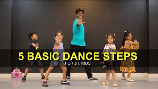 Dance Tutorial for 3 to 7 years Kids  5 Basic Steps  Deepak Tulsyan  G M Dance  Part 2 [upl. by Zailer]